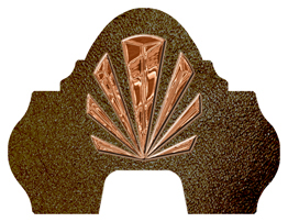 DARAY-L-602-CP-SH-BR Copper Sunburst Shimmer Brown